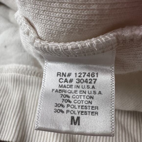 Wildfox Happy Cat Face Sweatshirt Women’s Medium Ivory Long Sleeve Pullover - Picture 7 of 10